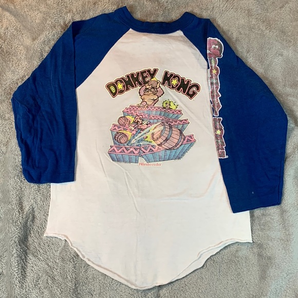 Nintendo Other - Vintage Nintendo Donkey Kong Kids Shirt